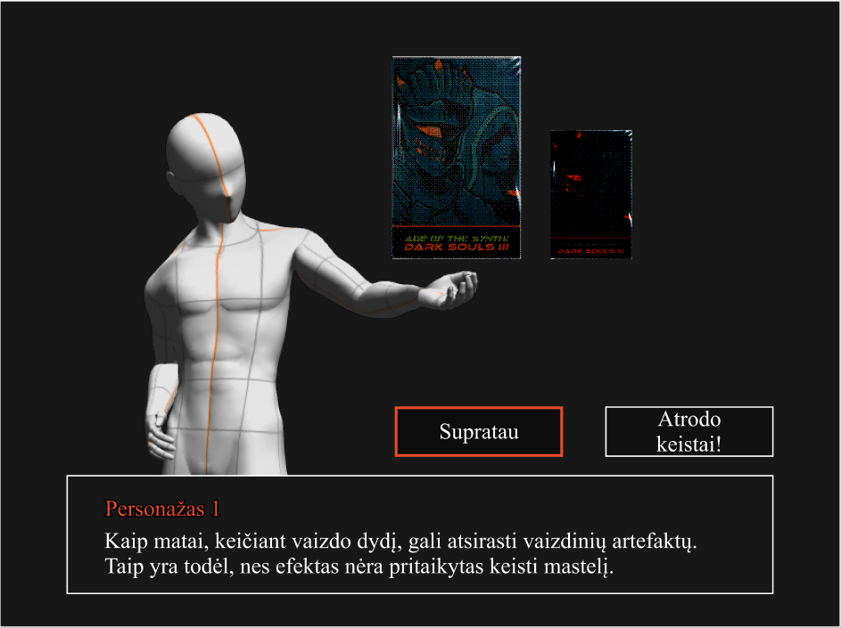 layout of the upcoming game